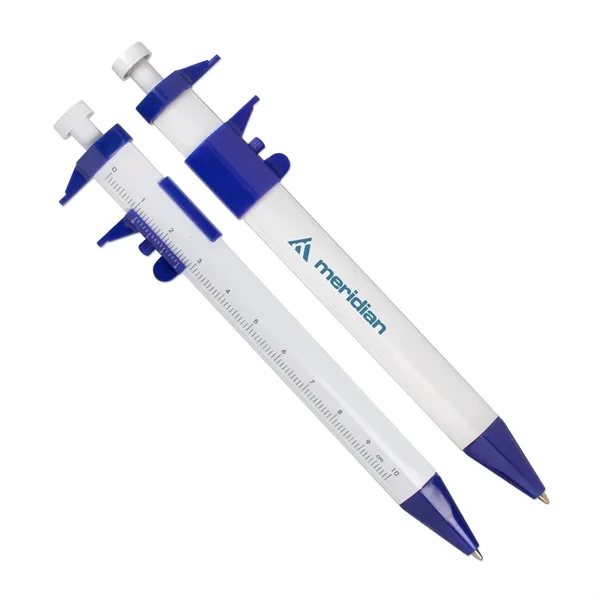 Caliper pen with blue ink.... from ASI 90859 Tempo Industries Inc / Tempo