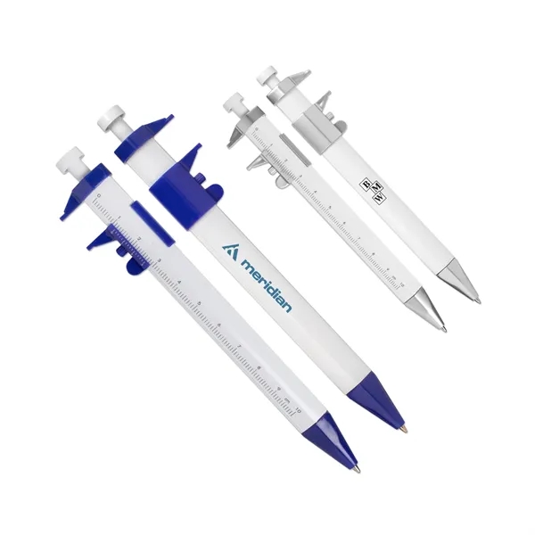 Caliper pen with blue ink.... from ASI 90859 Tempo Industries Inc / Tempo