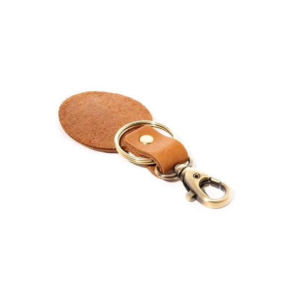 100% Full-Grain Oval Leather Keychain with multiple closure options. Handcrafted in... from ASI 75126 Oowee Products / OOWEE PRODUCTS