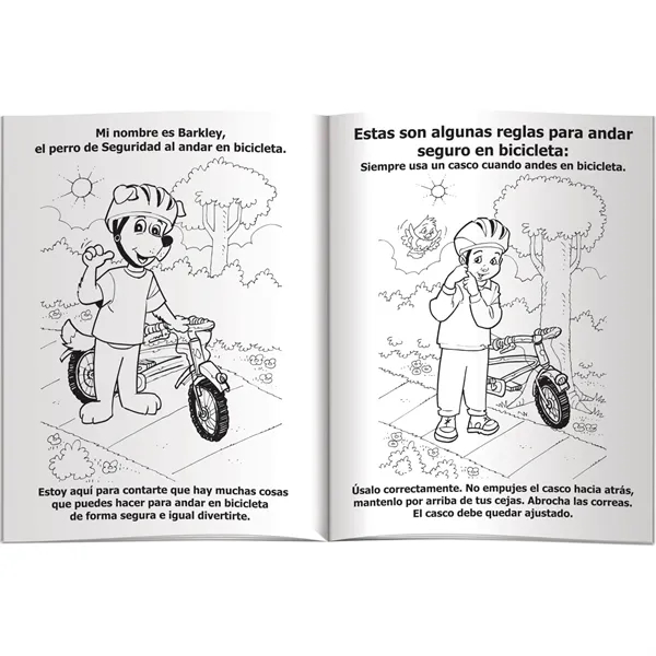 Coloring Book - Bicycle Safety... from ASI 54100 Fields Manufacturing Inc / Better Life Line