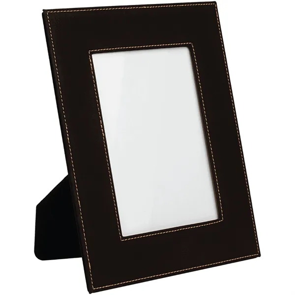 7 3/4" x 9 3/4" x 3/8" black leatherette photo frame... from ASI 74601 Calico