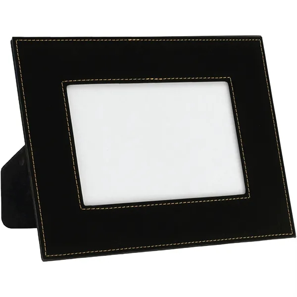 7 3/4" x 9 3/4" x 3/8" black leatherette photo frame... from ASI 74601 Calico