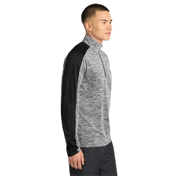 Sport-Tek PosiCharge Electric Heather Colorblock 1/4-Zip ...... from ASI 84863 SanMar