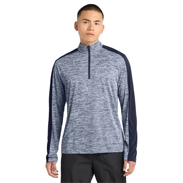 Sport-Tek PosiCharge Electric Heather Colorblock 1/4-Zip ...... from ASI 84863 SanMar