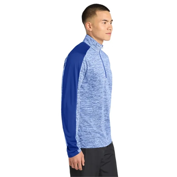 Sport-Tek PosiCharge Electric Heather Colorblock 1/4-Zip ...... from ASI 84863 SanMar