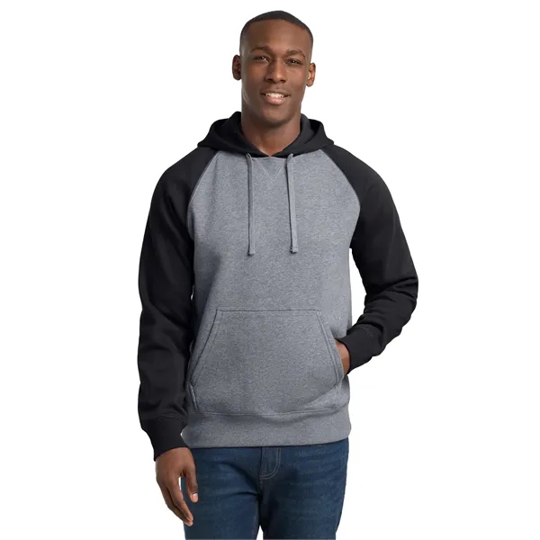 Sport-Tek Raglan Colorblock Pullover Hooded Sweatshirt.... from ASI 84863 SanMar