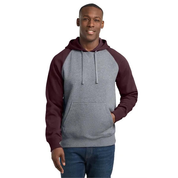 Sport-Tek Raglan Colorblock Pullover Hooded Sweatshirt.... from ASI 84863 SanMar