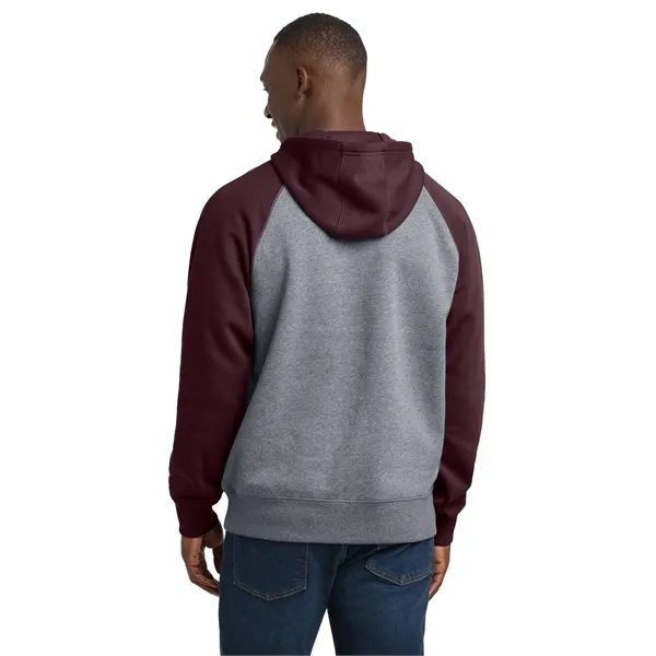 Sport-Tek Raglan Colorblock Pullover Hooded Sweatshirt.... from ASI 84863 SanMar