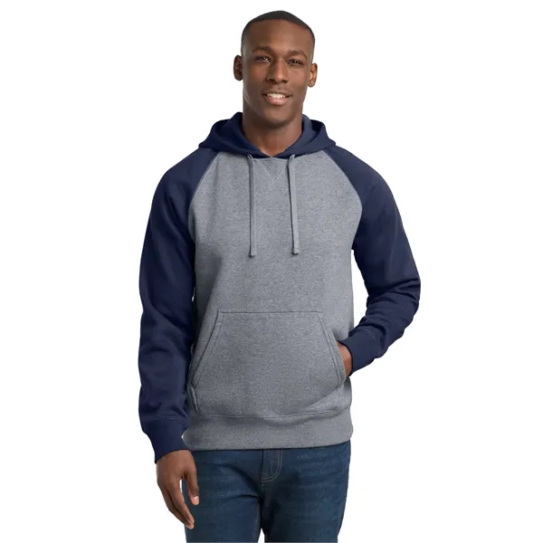 Sport-Tek Raglan Colorblock Pullover Hooded Sweatshirt.... from ASI 84863 SanMar