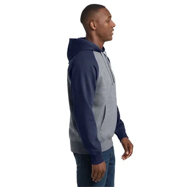 Sport-Tek Raglan Colorblock Pullover Hooded Sweatshirt.... from ASI 84863 SanMar