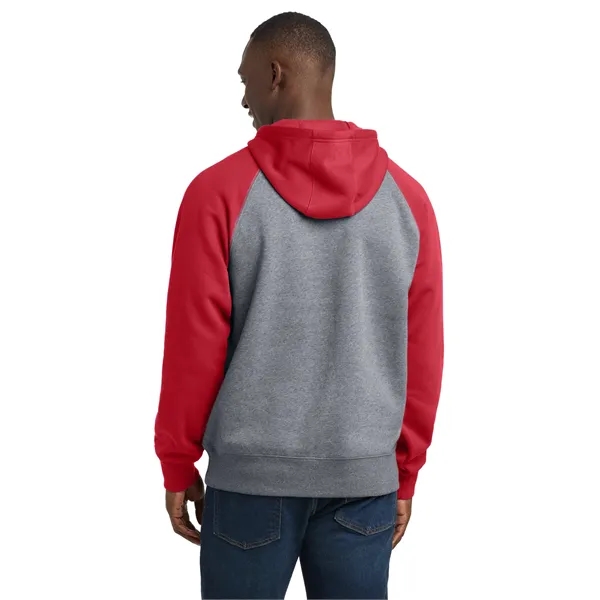 Sport-Tek Raglan Colorblock Pullover Hooded Sweatshirt.... from ASI 84863 SanMar