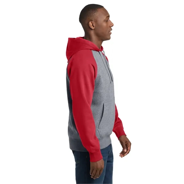 Sport-Tek Raglan Colorblock Pullover Hooded Sweatshirt.... from ASI 84863 SanMar