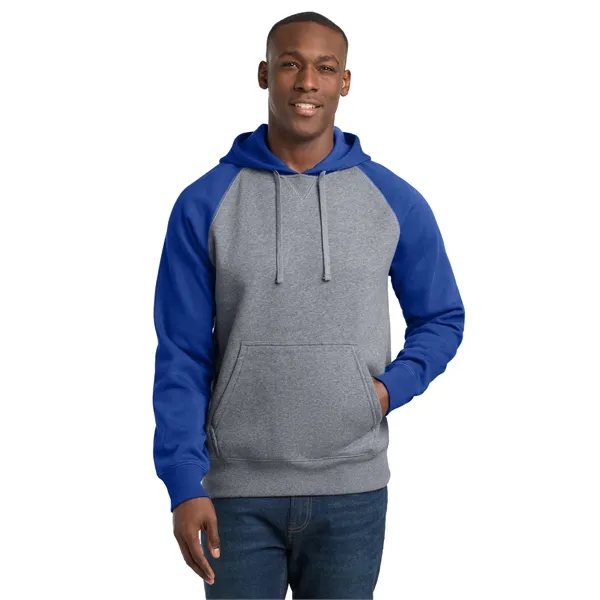 Sport-Tek Raglan Colorblock Pullover Hooded Sweatshirt.... from ASI 84863 SanMar