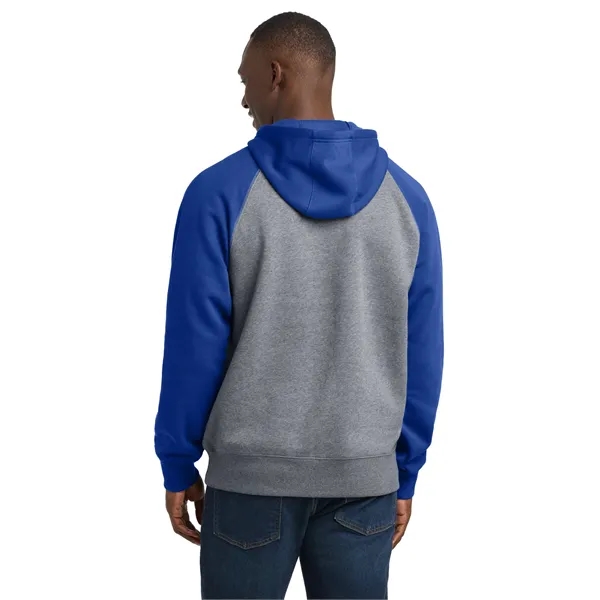 Sport-Tek Raglan Colorblock Pullover Hooded Sweatshirt.... from ASI 84863 SanMar