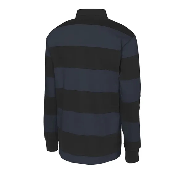 Sport-Tek Classic Long Sleeve Rugby Polo.... from ASI 84863 SanMar
