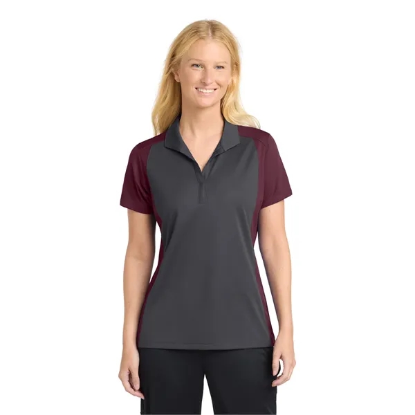 Sport-Tek Ladies Colorblock Micropique Sport-Wick Polo.... from ASI 84863 SanMar