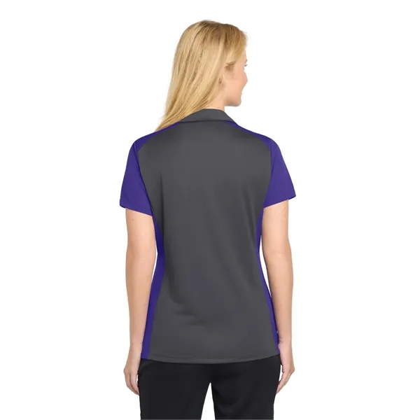 Sport-Tek Ladies Colorblock Micropique Sport-Wick Polo.... from ASI 84863 SanMar