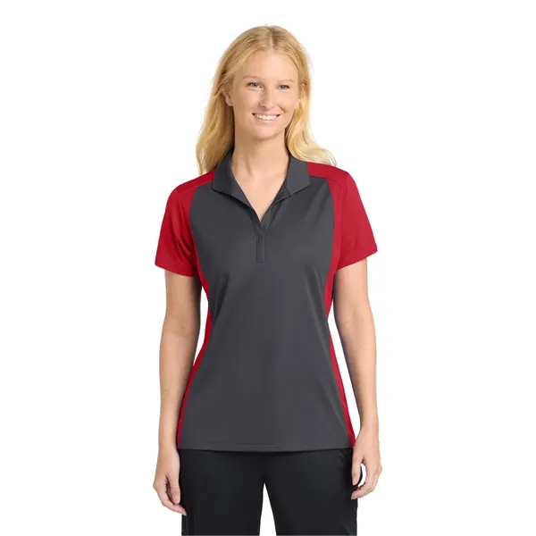 Sport-Tek Ladies Colorblock Micropique Sport-Wick Polo.... from ASI 84863 SanMar