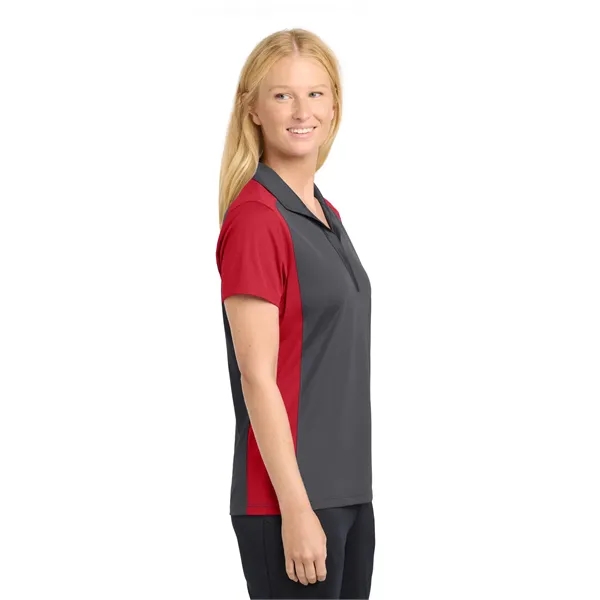 Sport-Tek Ladies Colorblock Micropique Sport-Wick Polo.... from ASI 84863 SanMar