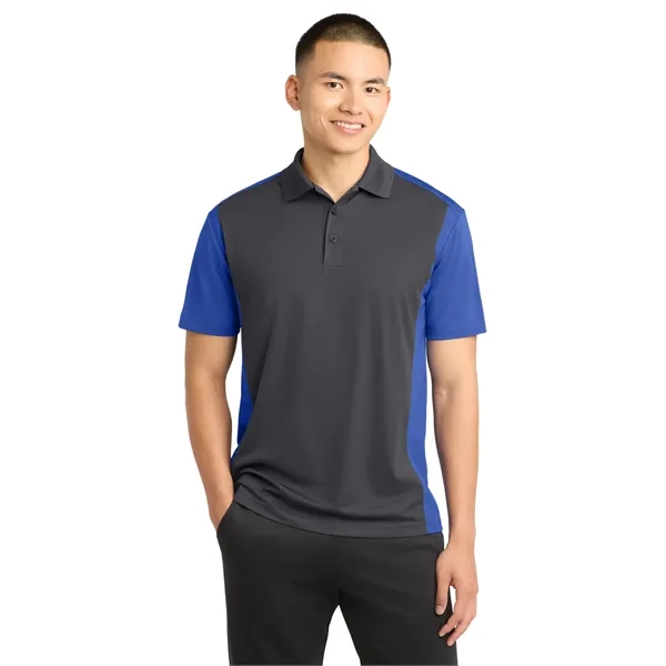 Sport-Tek Colorblock Micropique Sport-Wick Polo.... from ASI 84863 SanMar