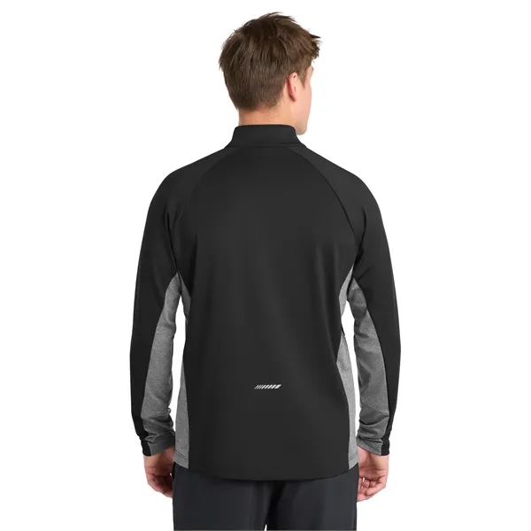Sport-Tek Sport-Wick Stretch Contrast 1/2-Zip Pullover.... from ASI 84863 SanMar