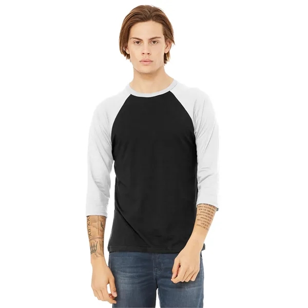 BELLA+CANVAS Unisex 3/4-Sleeve Baseball Tee.... from ASI 84863 SanMar
