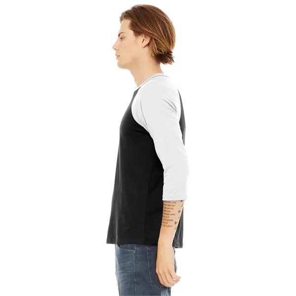 BELLA+CANVAS Unisex 3/4-Sleeve Baseball Tee.... from ASI 84863 SanMar