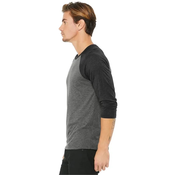 BELLA+CANVAS Unisex 3/4-Sleeve Baseball Tee.... from ASI 84863 SanMar