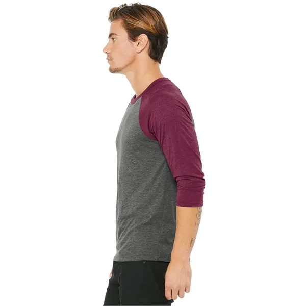 BELLA+CANVAS Unisex 3/4-Sleeve Baseball Tee.... from ASI 84863 SanMar