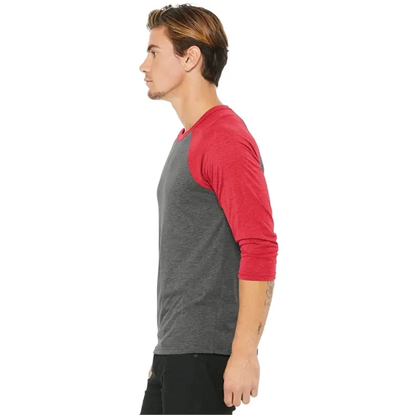 BELLA+CANVAS Unisex 3/4-Sleeve Baseball Tee.... from ASI 84863 SanMar