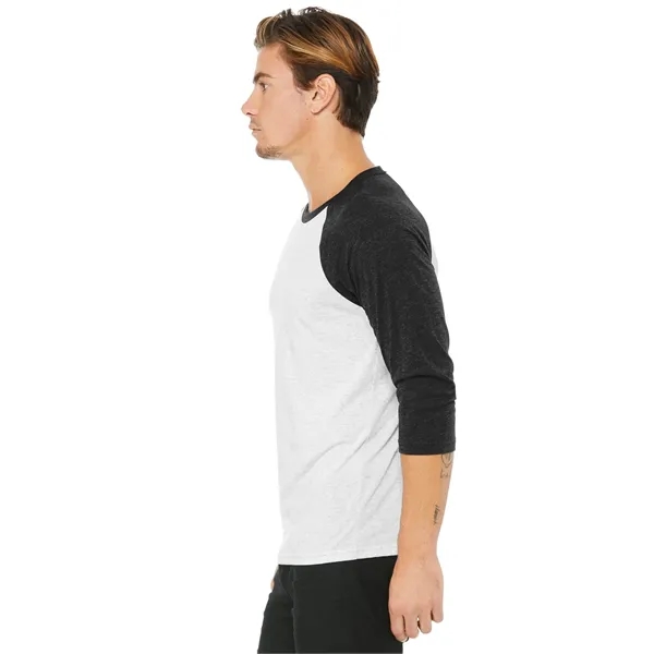 BELLA+CANVAS Unisex 3/4-Sleeve Baseball Tee.... from ASI 84863 SanMar
