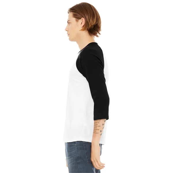 BELLA+CANVAS Unisex 3/4-Sleeve Baseball Tee.... from ASI 84863 SanMar