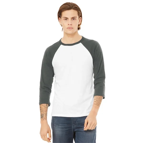 BELLA+CANVAS Unisex 3/4-Sleeve Baseball Tee.... from ASI 84863 SanMar