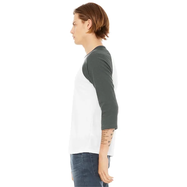BELLA+CANVAS Unisex 3/4-Sleeve Baseball Tee.... from ASI 84863 SanMar