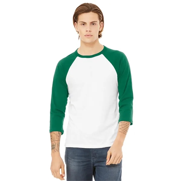 BELLA+CANVAS Unisex 3/4-Sleeve Baseball Tee.... from ASI 84863 SanMar