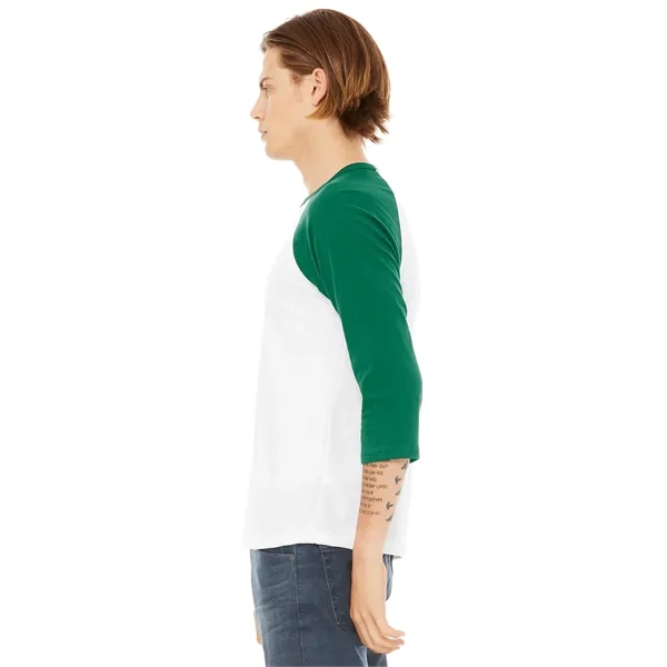 BELLA+CANVAS Unisex 3/4-Sleeve Baseball Tee.... from ASI 84863 SanMar