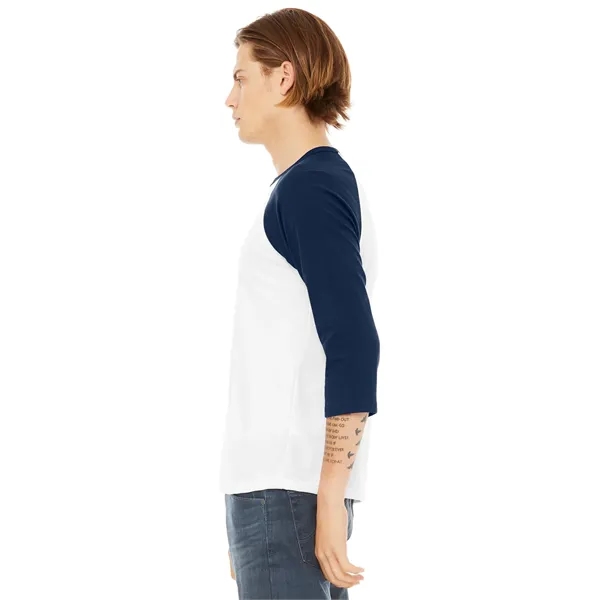 BELLA+CANVAS Unisex 3/4-Sleeve Baseball Tee.... from ASI 84863 SanMar