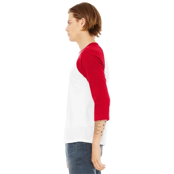 BELLA+CANVAS Unisex 3/4-Sleeve Baseball Tee.... from ASI 84863 SanMar