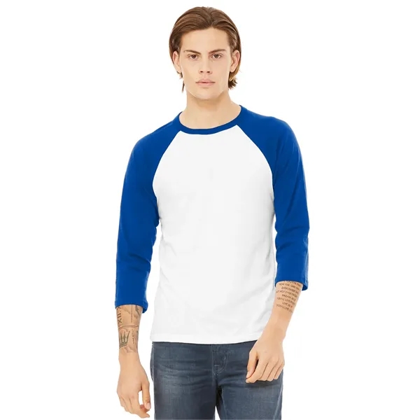 BELLA+CANVAS Unisex 3/4-Sleeve Baseball Tee.... from ASI 84863 SanMar