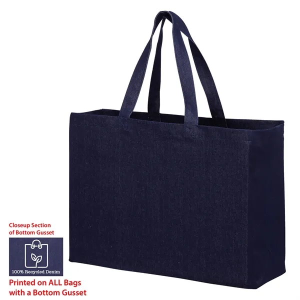 Recycled denim tote.... from ASI 35290 American Ad Bag Co