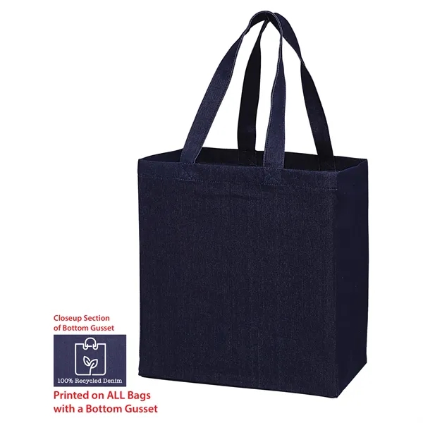 Recycled denim tote.... from ASI 35290 American Ad Bag Co