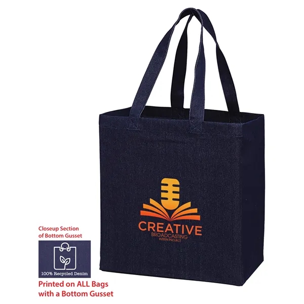 Recycled denim tote.... from ASI 35290 American Ad Bag Co