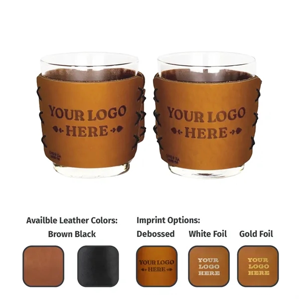 Genuine Leather Highball Sleeve Set.  Comes in a box with... from ASI 75126 Oowee Products / OOWEE PRODUCTS