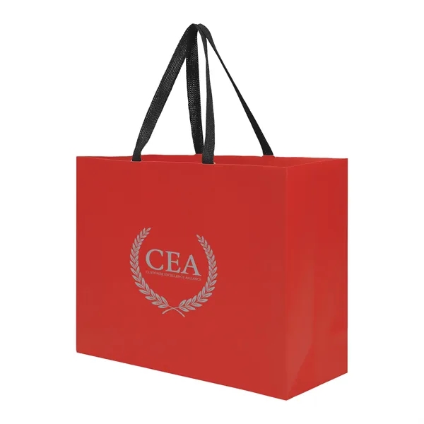 Sugarcane Paper Sustainable Bag with Embedded Web-Style Paper Handle.... from ASI 35290 American Ad Bag Co