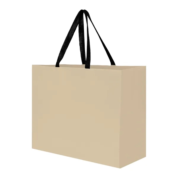 Sugarcane Paper Sustainable Bag with Embedded Web-Style Paper Handle.... from ASI 35290 American Ad Bag Co