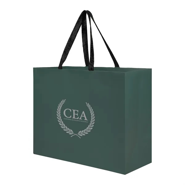 Sugarcane Paper Sustainable Bag with Embedded Web-Style Paper Handle.... from ASI 35290 American Ad Bag Co