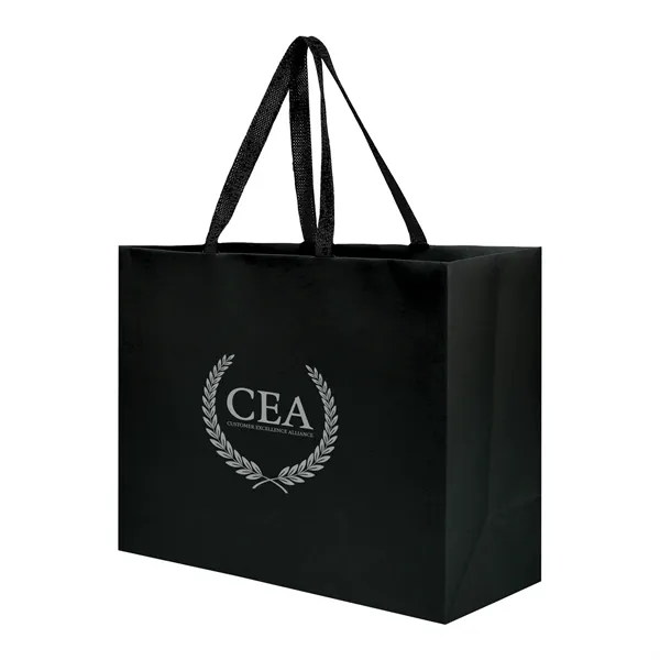 Sugarcane Paper Sustainable Bag with Embedded Web-Style Paper Handle.... from ASI 35290 American Ad Bag Co