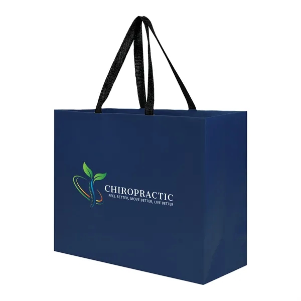 Sugarcane Paper Sustainable Bag with Embedded Web-Style Paper Handle.... from ASI 35290 American Ad Bag Co