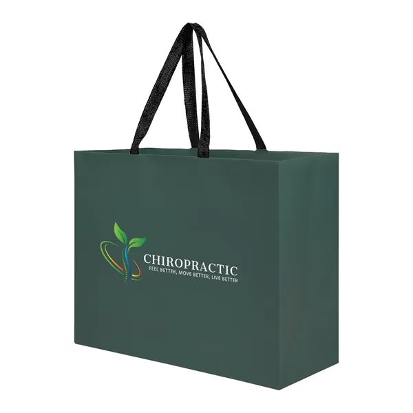 Sugarcane Paper Sustainable Bag with Embedded Web-Style Paper Handle.... from ASI 35290 American Ad Bag Co