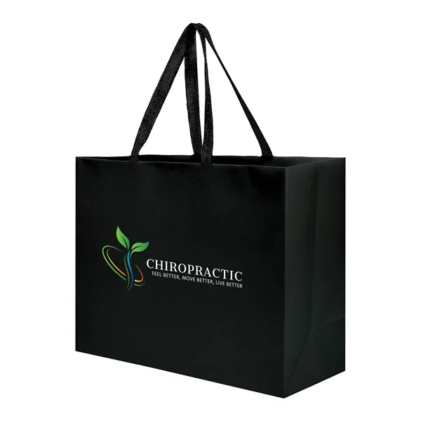 Sugarcane Paper Sustainable Bag with Embedded Web-Style Paper Handle.... from ASI 35290 American Ad Bag Co